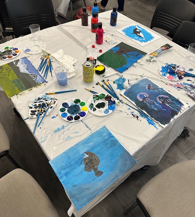 gBSA Wine and Paint Night